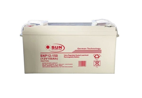 Sun Deep Cycle Gel Solar Battery 150AH