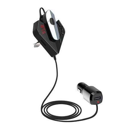 V11 Bluetooth FM Handsfree Earphone With Car Charger and Car MP3 Player