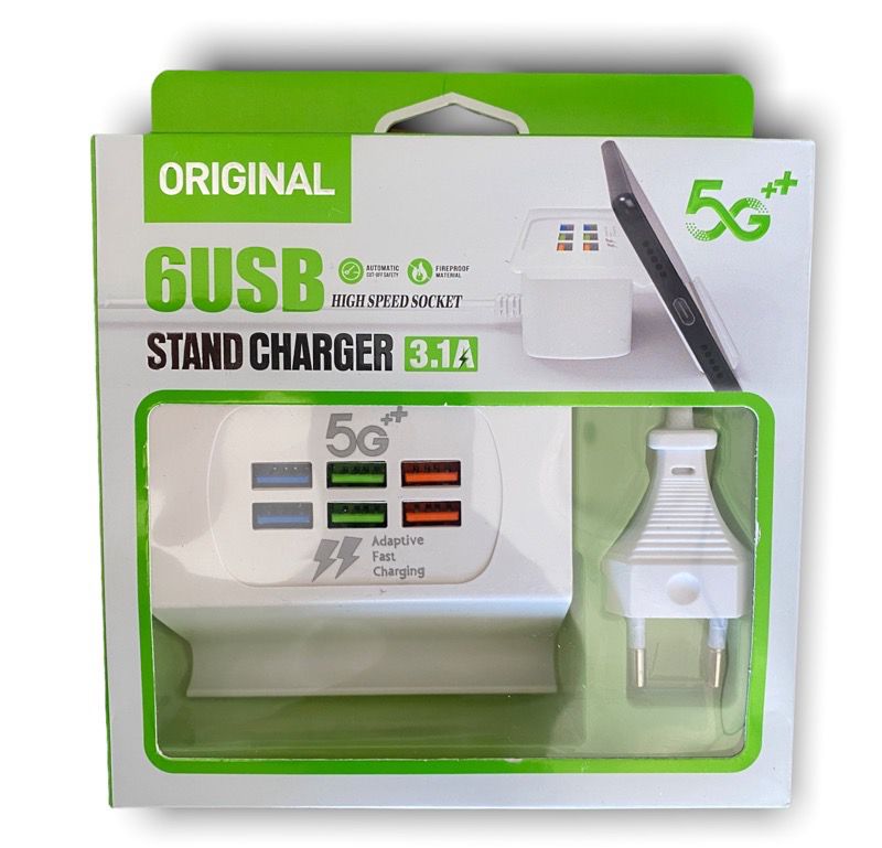 6Port USB Power Charger 6U