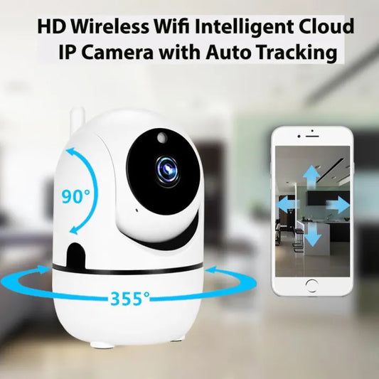 NannyCam Plus 2MP 1080p Full HD Minion Cloud Wireless Wifi Intelligent IP Mini CCTV Camera With Auto Tracking