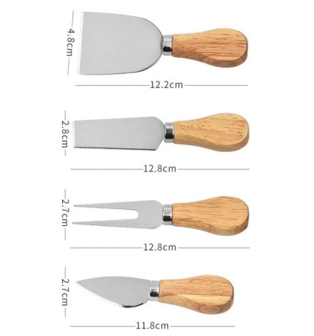 Cheese Knife Set 4pc