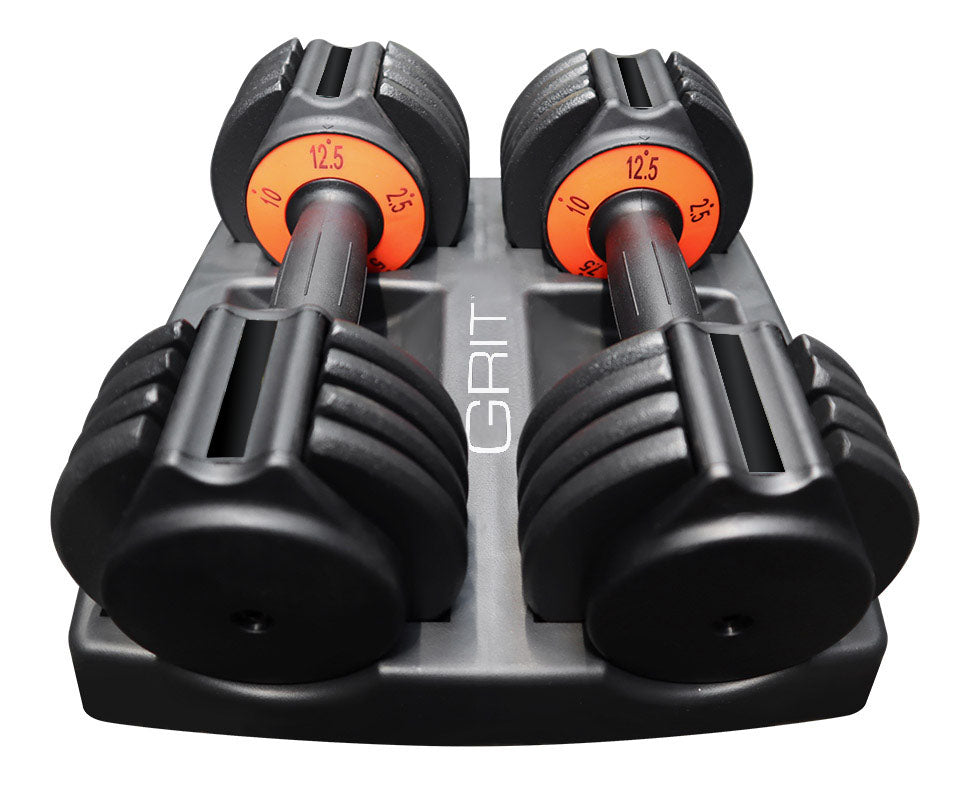 ADJUSTABLE DUMBBELLS 2 X 12.5 LBS