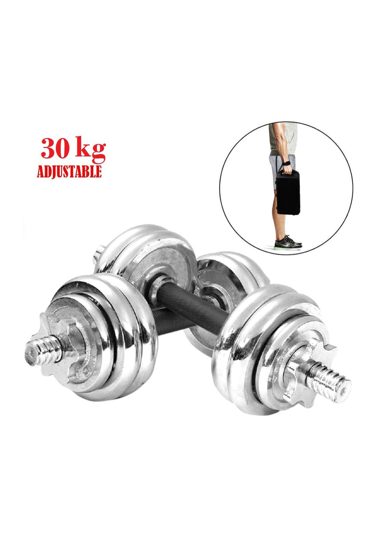 Adjustable Dumbbell Set 30kg