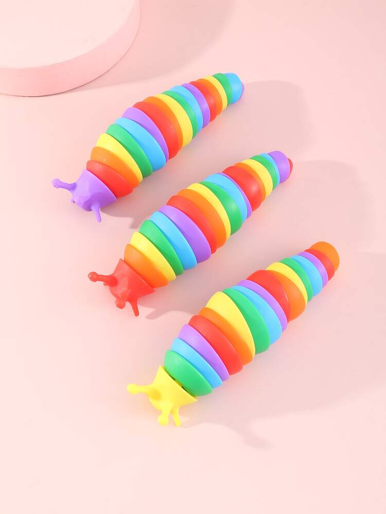 Toy Fidget Slug Sensory Flexible Desk Stress Relief Caterpillar Toy