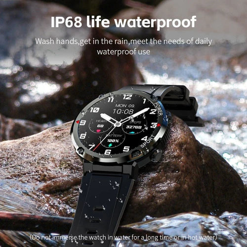 LOKMAT ZEUS PRO Bluetooth Calling Watch, 1.6'' HD Screen Multiple Sports Functions, IP67 Waterproof Sports Watch