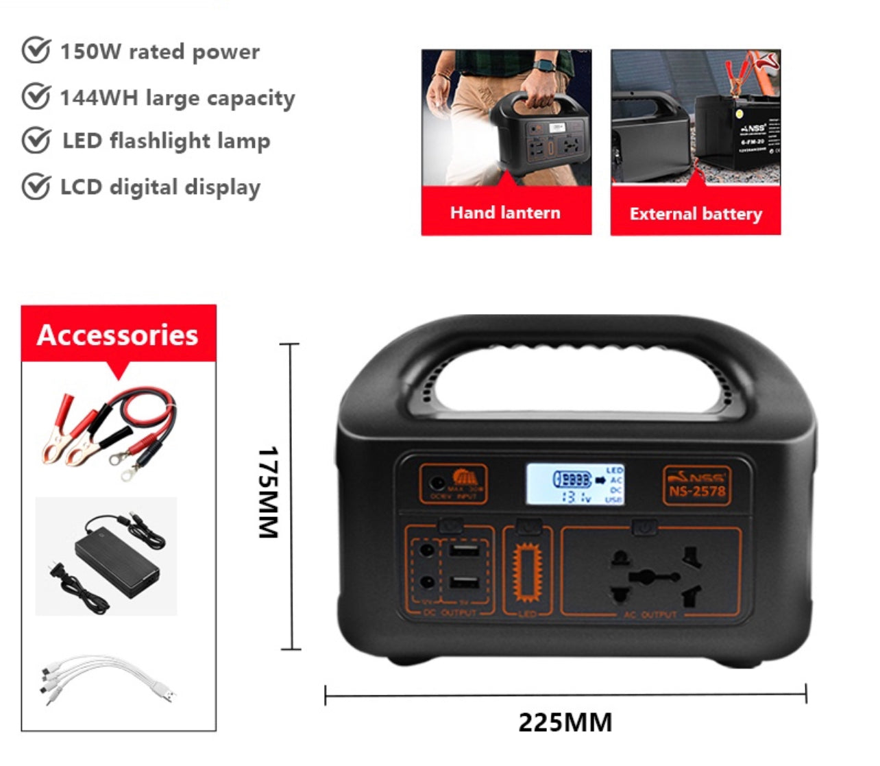 Load Shedding ProPower Power Station 150watt