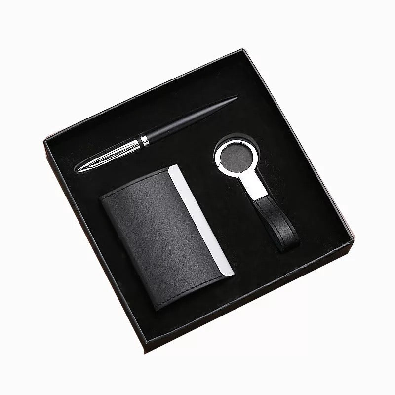 Fathers Day Gift Sets 3:1 Wallet-Pen-Keyholder