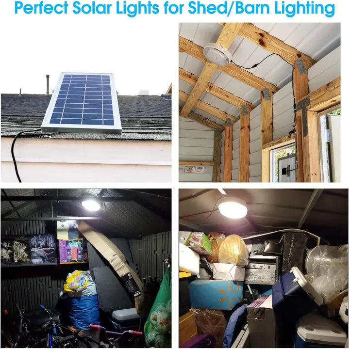 Solar Lights Indoor Home Intelligent Solar LED Ceiling/Pendant Light with Remote Control, Integrated Cool 180watt