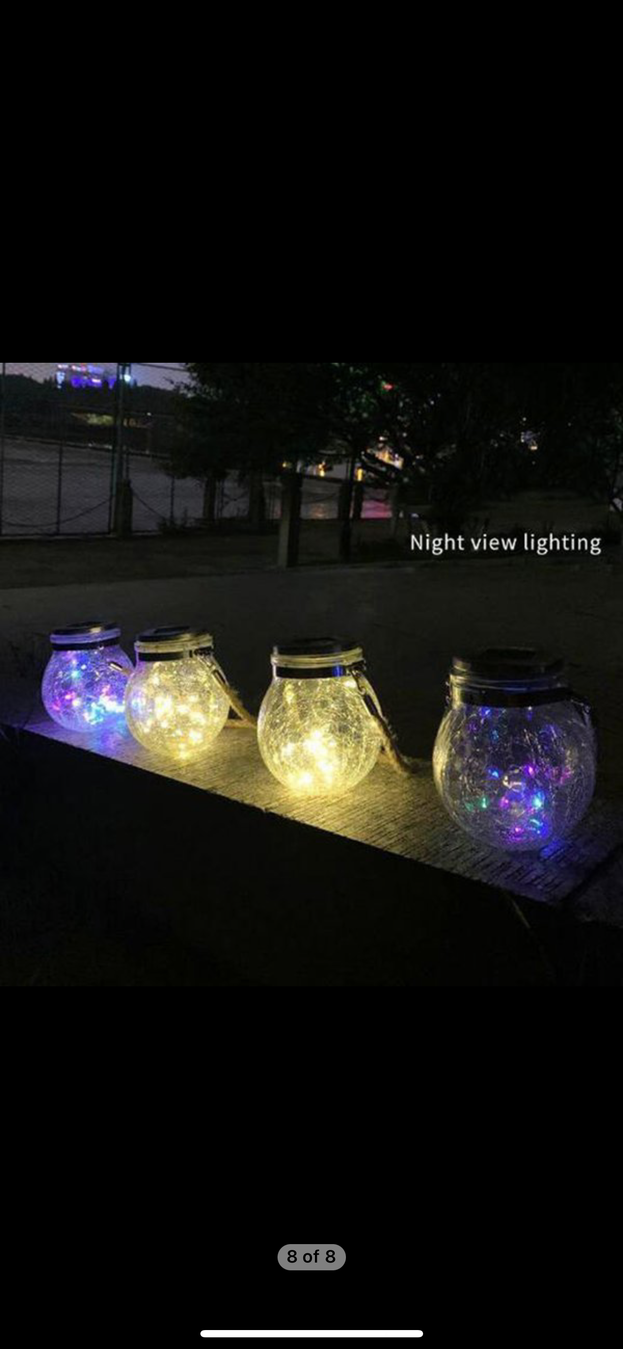 LED Solar Wishing Light String