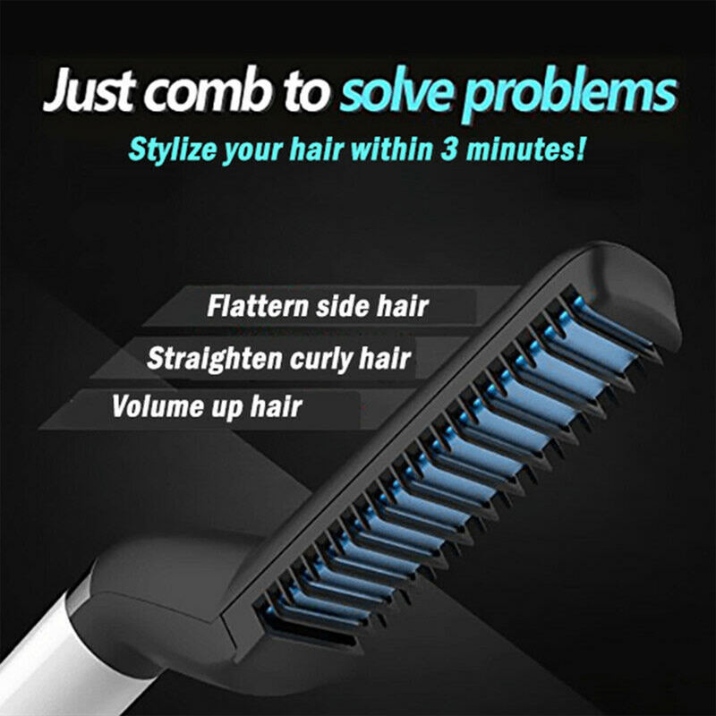 Multifunctional Beard straightener Curling Hair Iron Volume