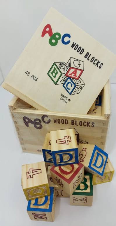 ABC wooden blocks Early Learning