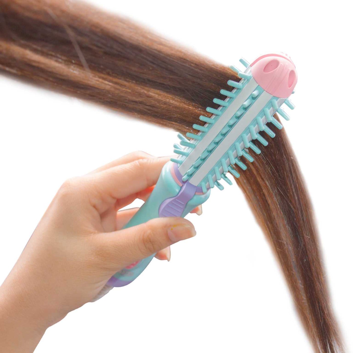 2 in 1 Mini Hair Curler & Straightener