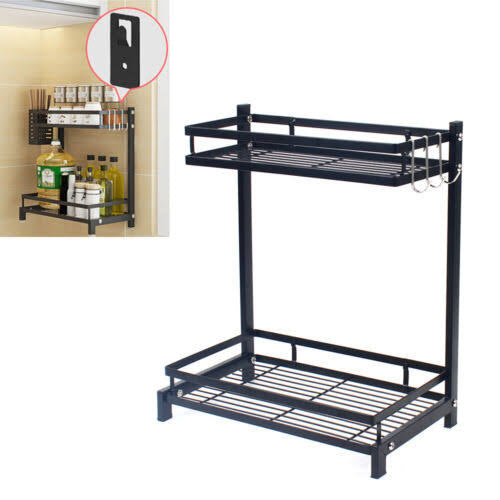 2-level Multi-Function Kitchen Storage Rack