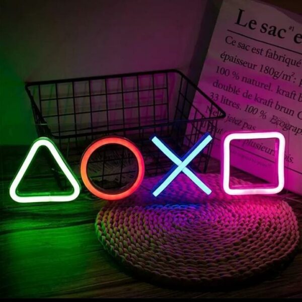 Controller Symbols Neon Atmosphere Light