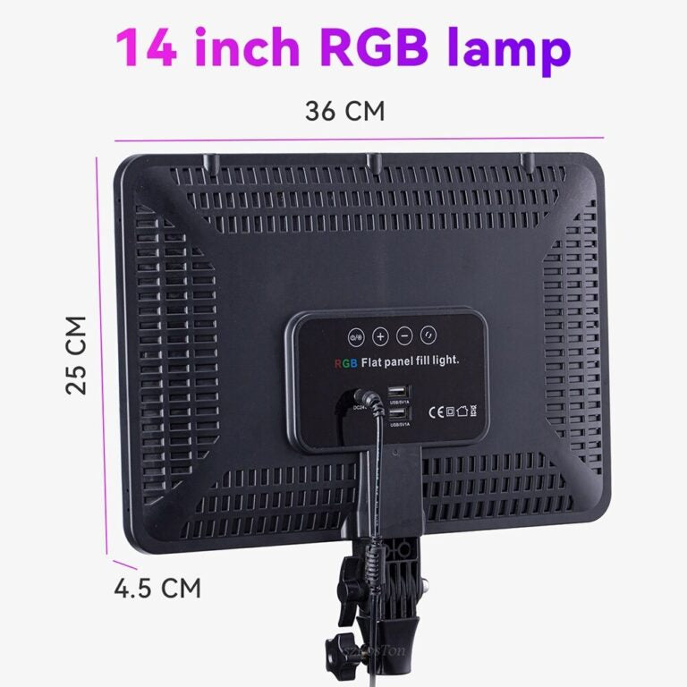 14 Inch RGB W-LED Professional Photography Fill Light