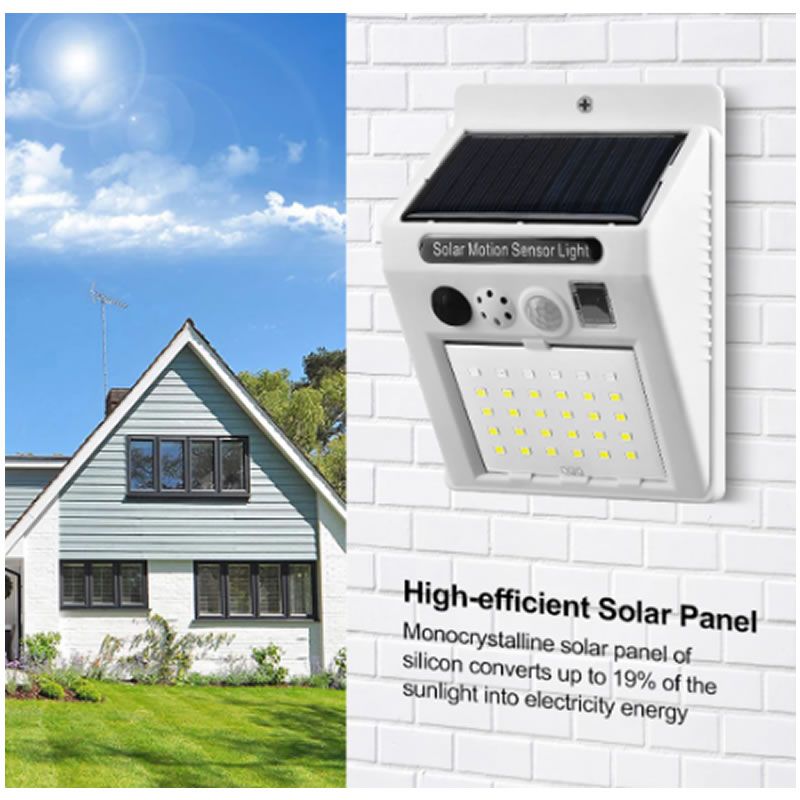 LED Solar Burglar Warning Alarm