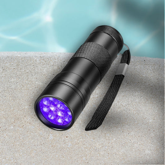 Purple 12 LED Portable Flashlight