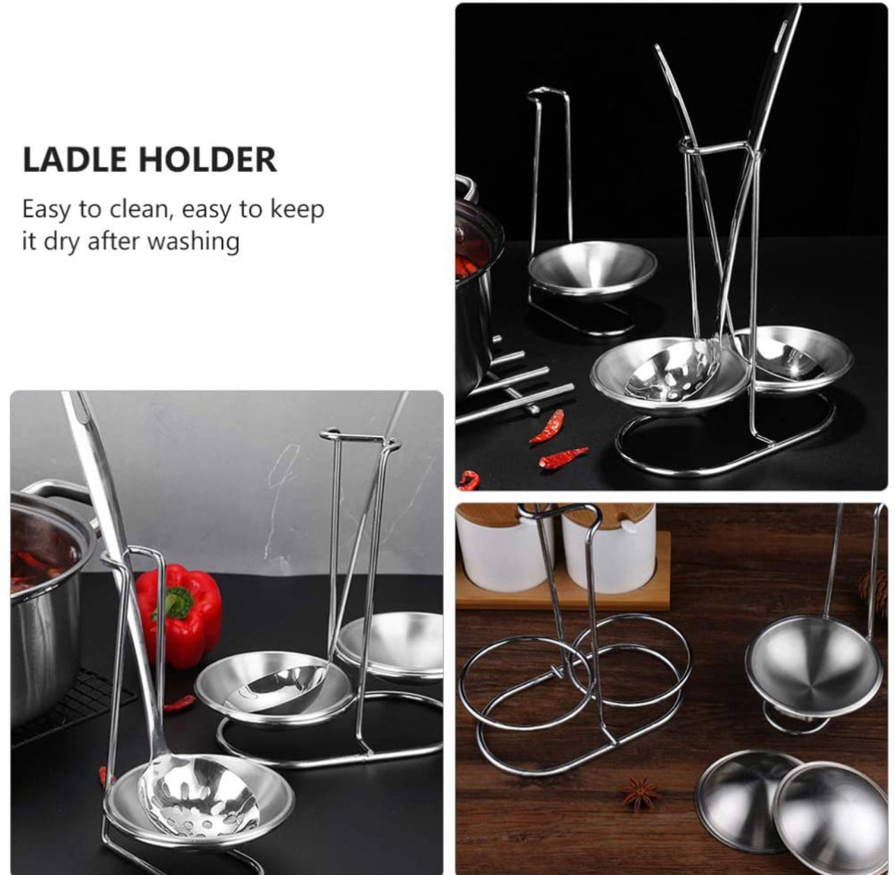 Stainless Steel Spoon Shelf Kitchen Household Colander Shelf Storage Shelf