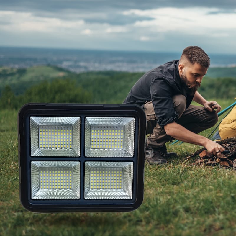 Solar Flood Light With Built Powerbank