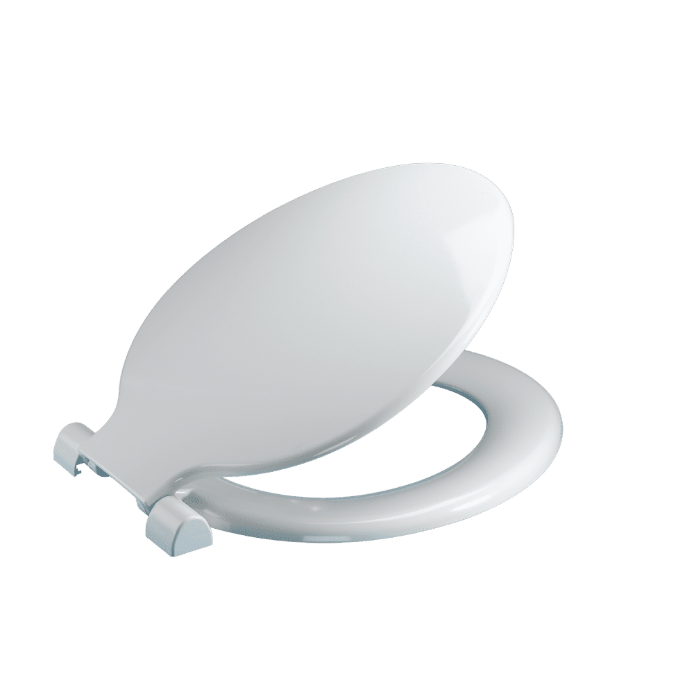 17 Inch White MDF Toilet Seat