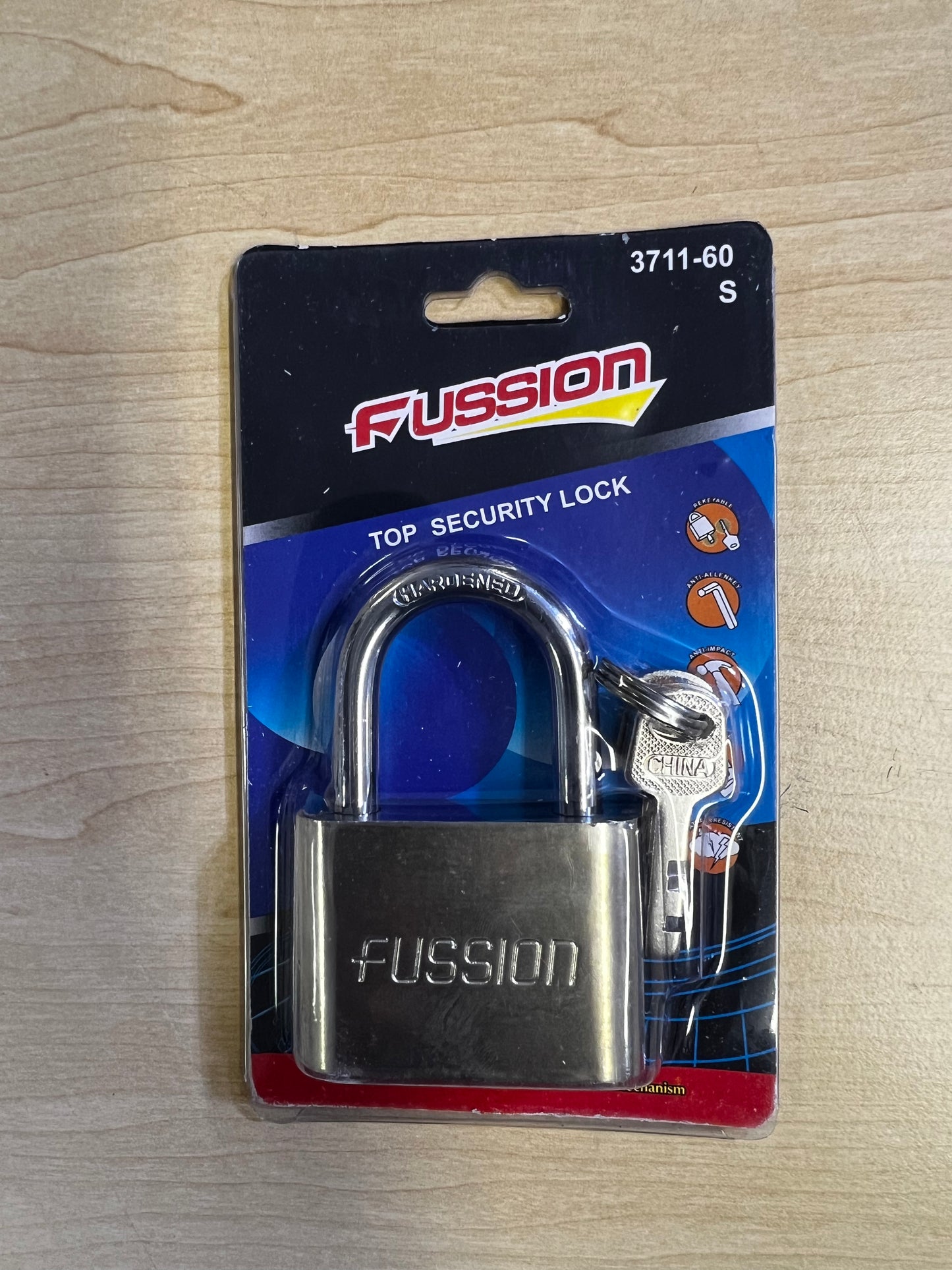 Heavy Duty Steel Padlock 60mm