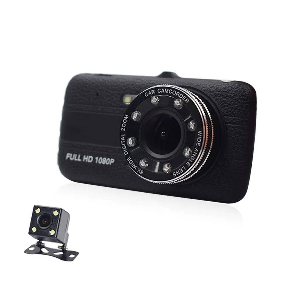 Vehicle Dash Board Camera 4′′ Screen with Reverse Camer