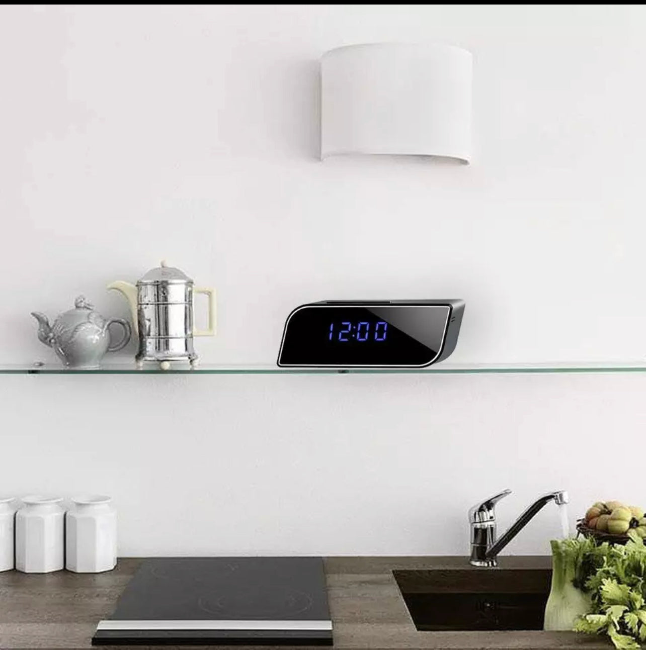 HD WIFi Clock Camera