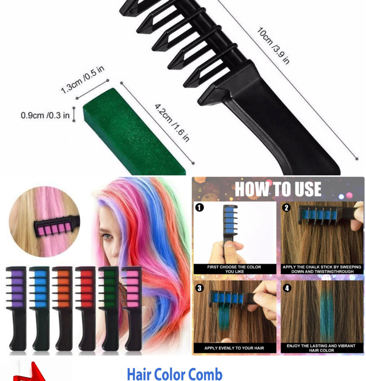 Hair Colour Comb – Megamall Online Store