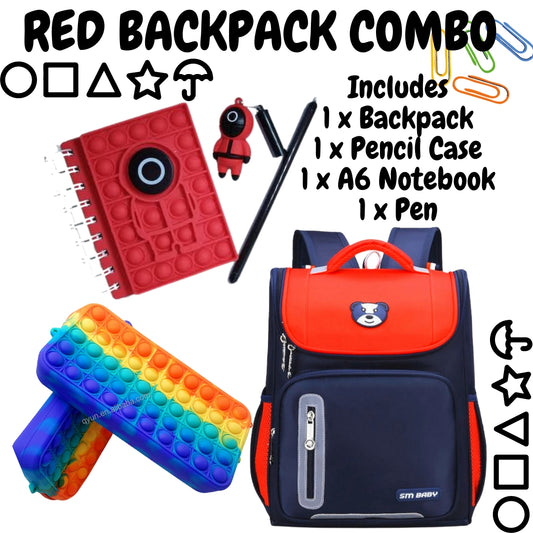 Back To School Combo Red