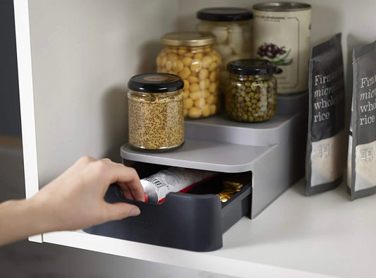 3 Tier Shelf Organizer With Drawer