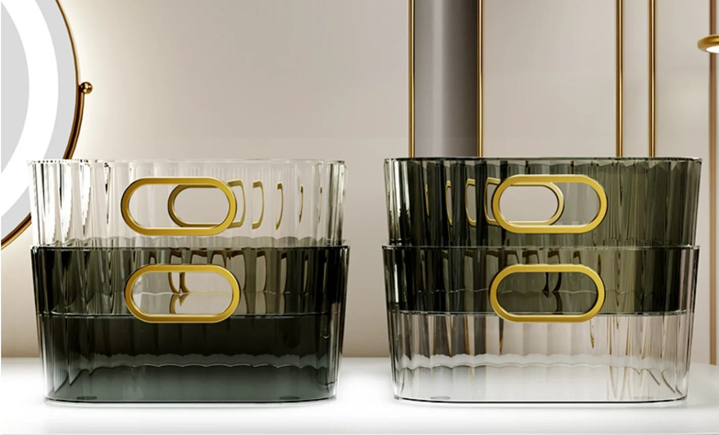 Acrylic Storage Cosmetic Basket