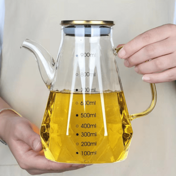 European Oil/Vinegar Pot Dispenser Bottle