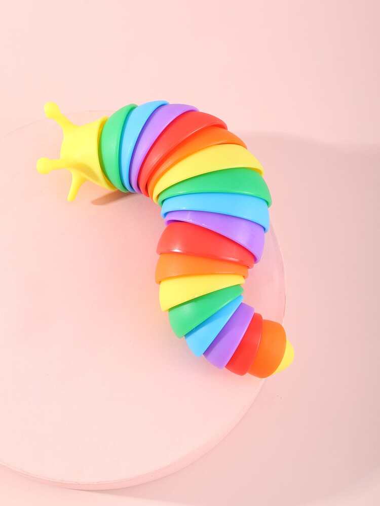 Toy Fidget Slug Sensory Flexible Desk Stress Relief Caterpillar Toy