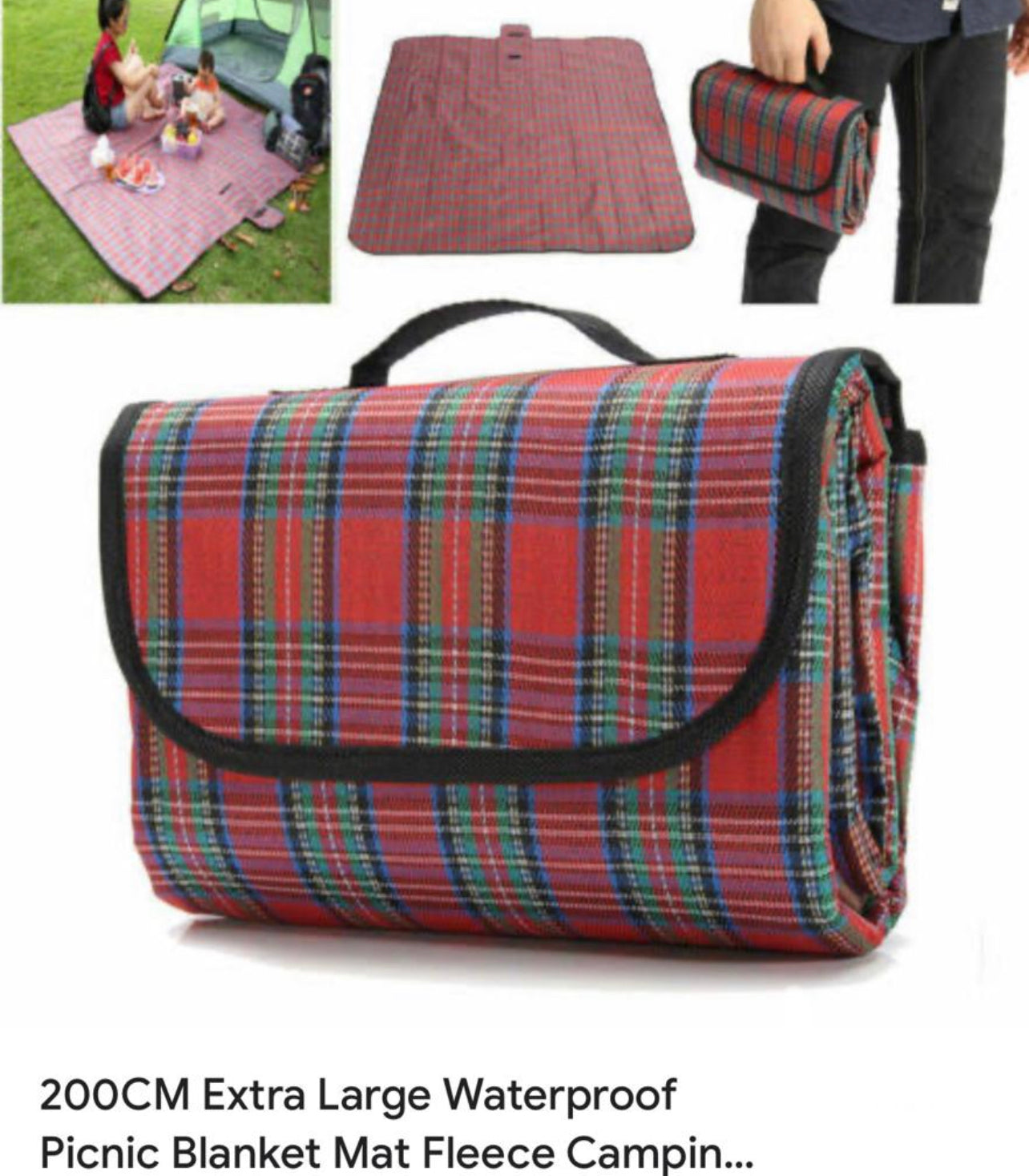 Waterproof, Foldable, Compact Outdoor Picnic Blanket