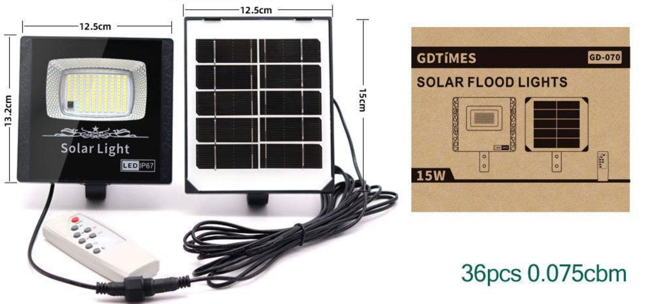 Solar LED Flood Light 15W