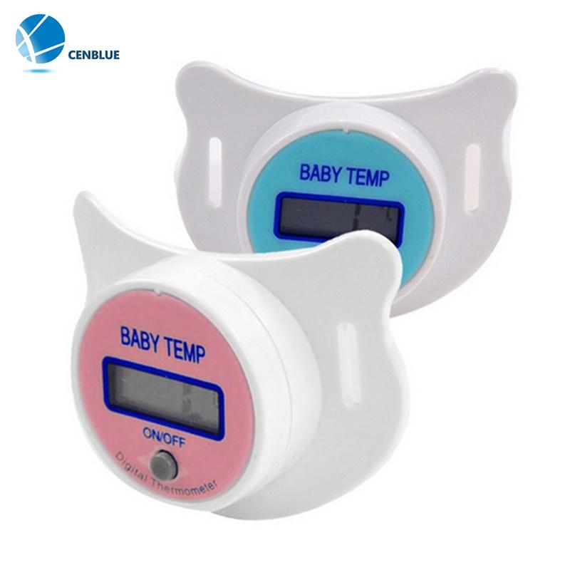 Infant Pacifier With Thermometer