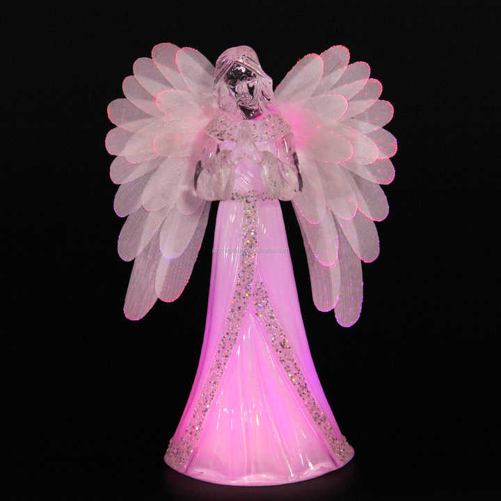 Crystal Angel LED Light Ornament