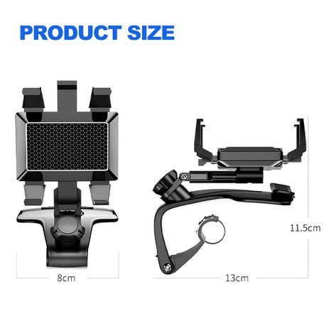 360 Degree Phone Mount Gravity Car Holder For Smartphone GPS Support