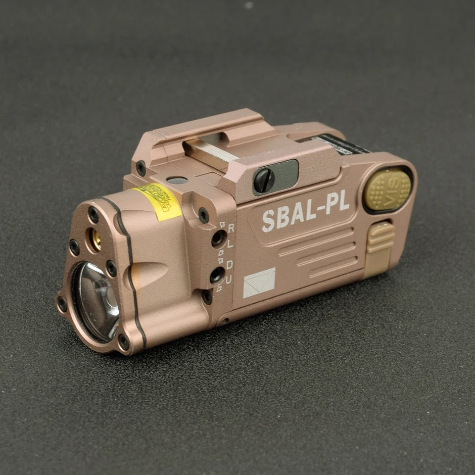 Tactical SBAL-PL Laser Light Combo Weapon Light White Illuminator Red Aiming Laser Flashlight For Pistol Constant &Strobe output