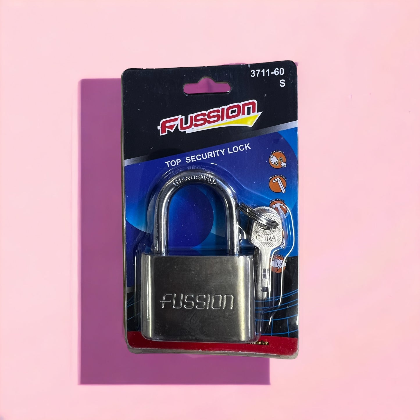 Heavy Duty Steel Padlock 60mm