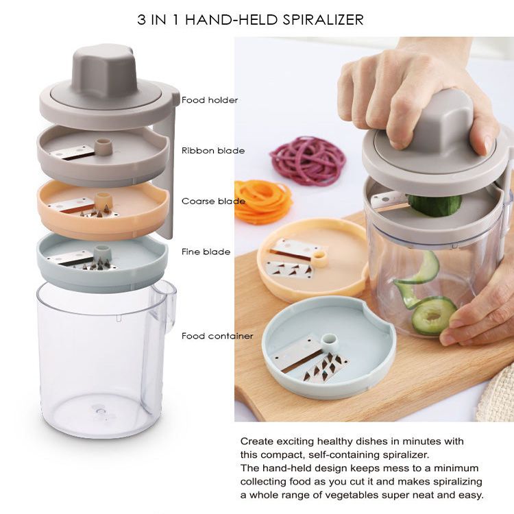 3 IN 1 Vegetable & Fruit Slicer