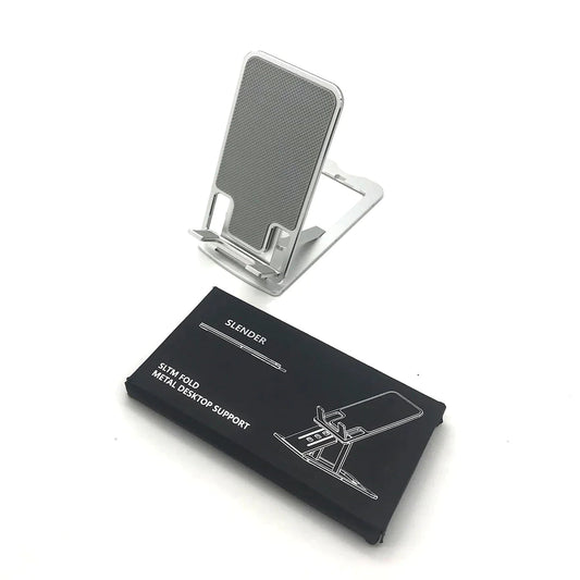 Slim Metal Ultra Thin Folding Desktop Mobile Stand