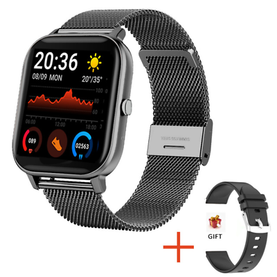 New Smart Watch Women Full Touch Bracelet Fitness Tracker Blood Pressure