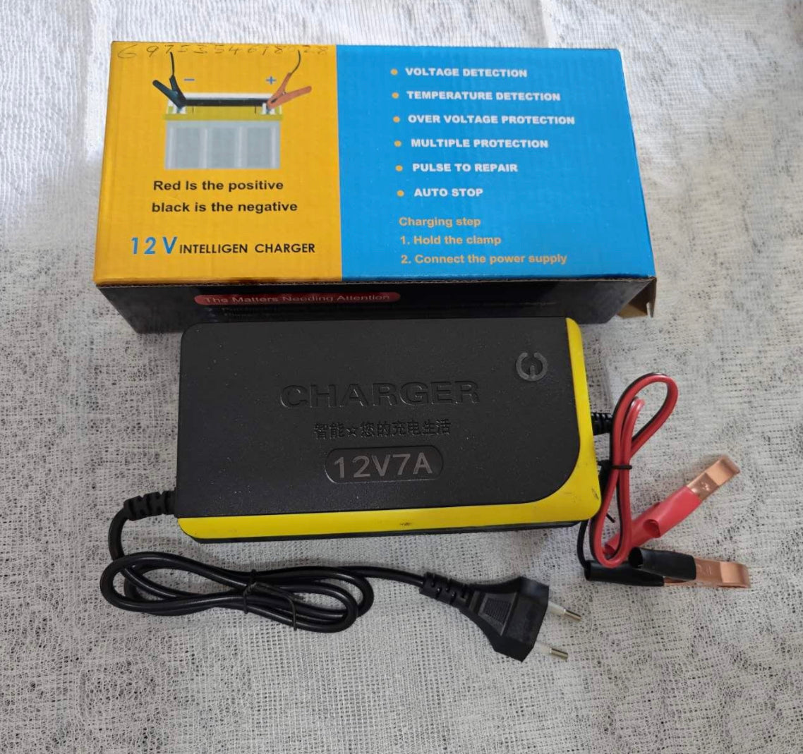 12V7A INTELLIGENT BATTERY CHARGER