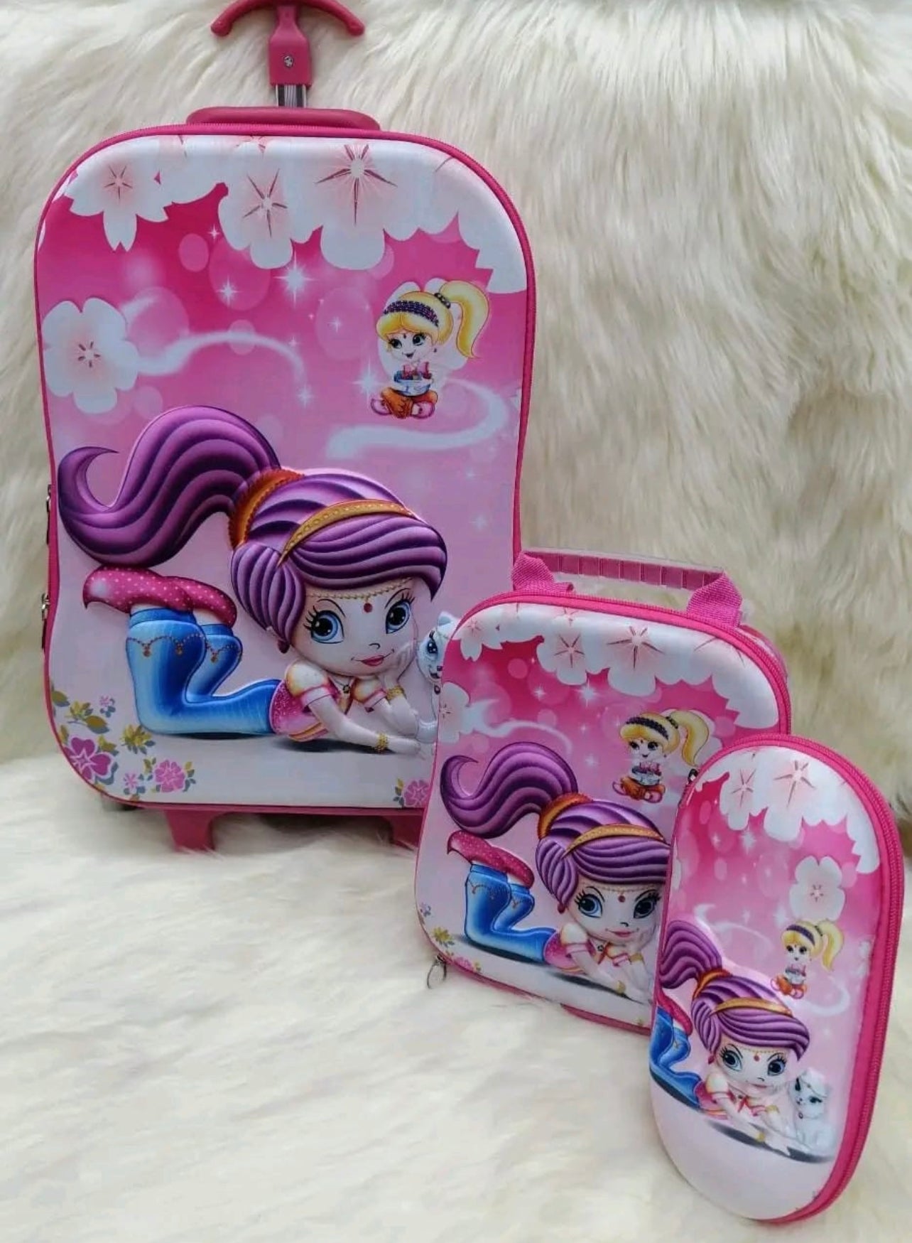 Disney Carton 3pc School Bag Set