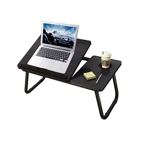 Folding Adjustable Laptop Desk With Cup Holder