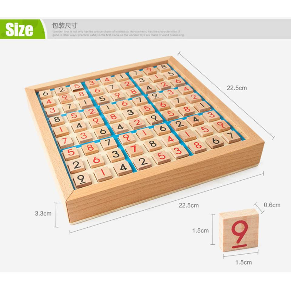 Sodoku Table Game Wooden