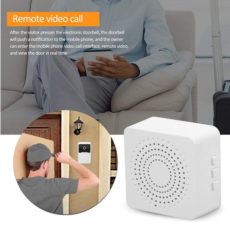 Video Doorbell Camera, HD Smart Wireless WiFi Doorbell Security Camera,Night Vision,Two Way Audio