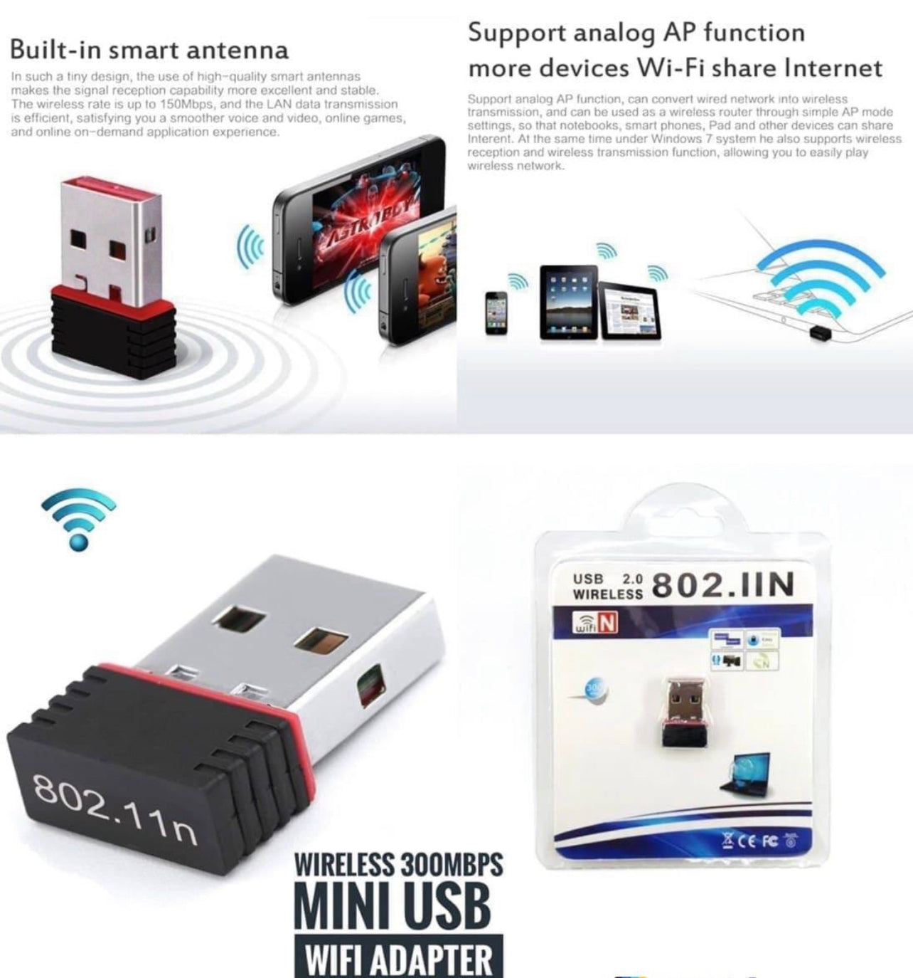 Mini USB Wireless Adapter