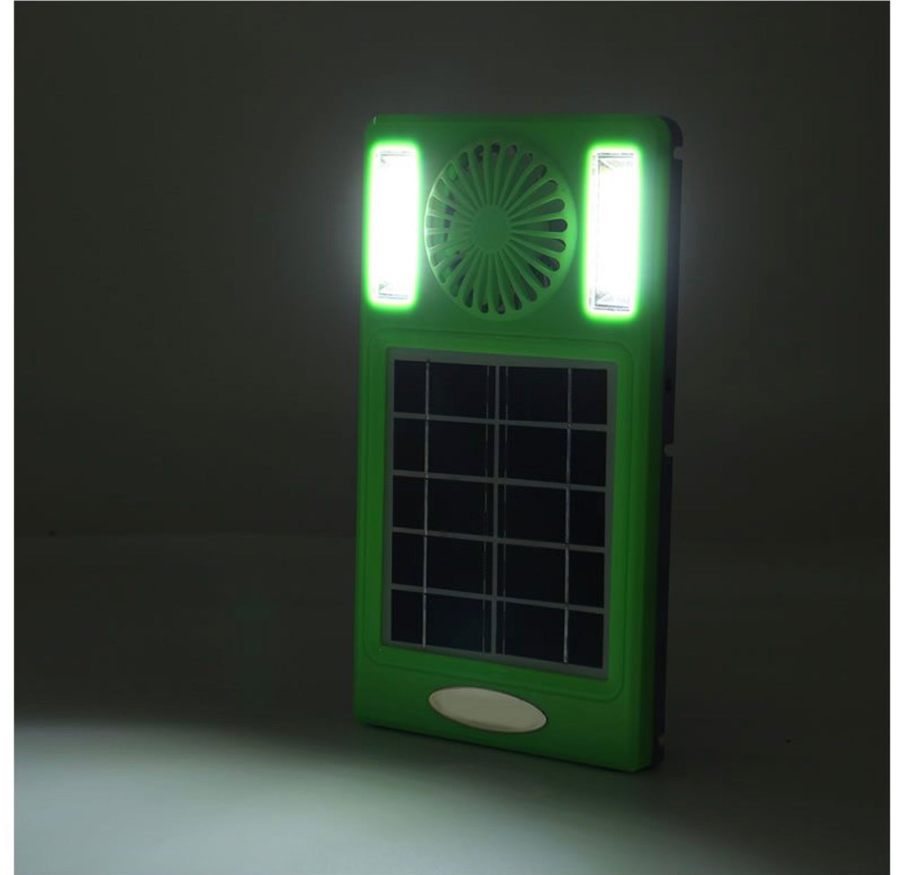 Solar Powered Emergency Light with a Mini Fan